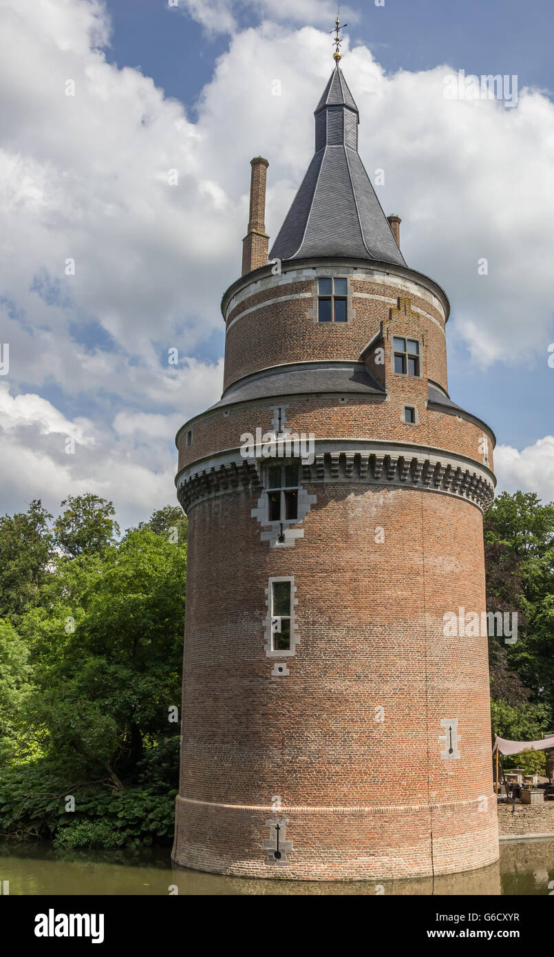 Turm der Burg von Wijk Bij Duurstede, Niederlande Stockfoto