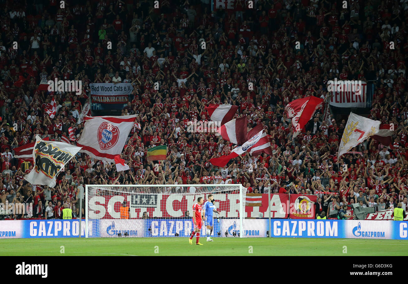 Fußball - UEFA-Superpokal - FC Bayern München V Chelsea - Eden Arena Stockfoto