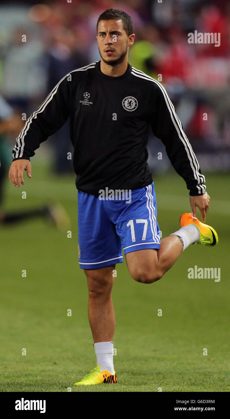 Fußball - UEFA-Superpokal - FC Bayern München V Chelsea - Eden Arena Stockfoto