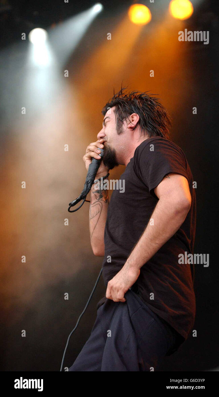 Deftones Download Festival 2003 Stockfoto