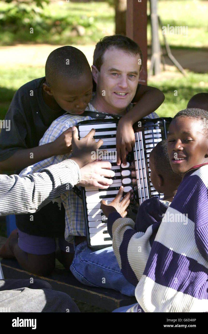 Kenia-HIV-Waisenhaus Stockfoto