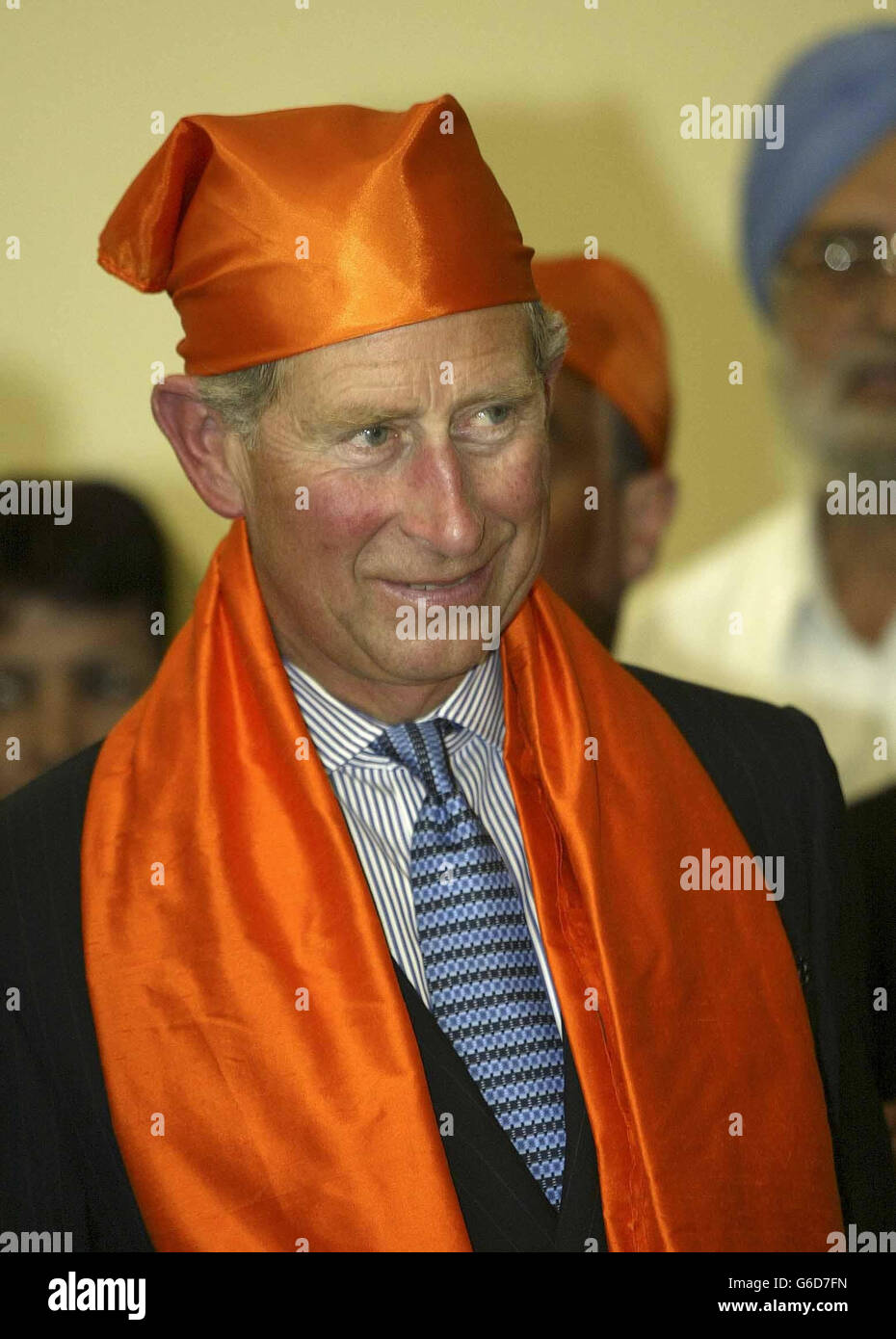 Prince Of Wales besucht Southall Stockfoto