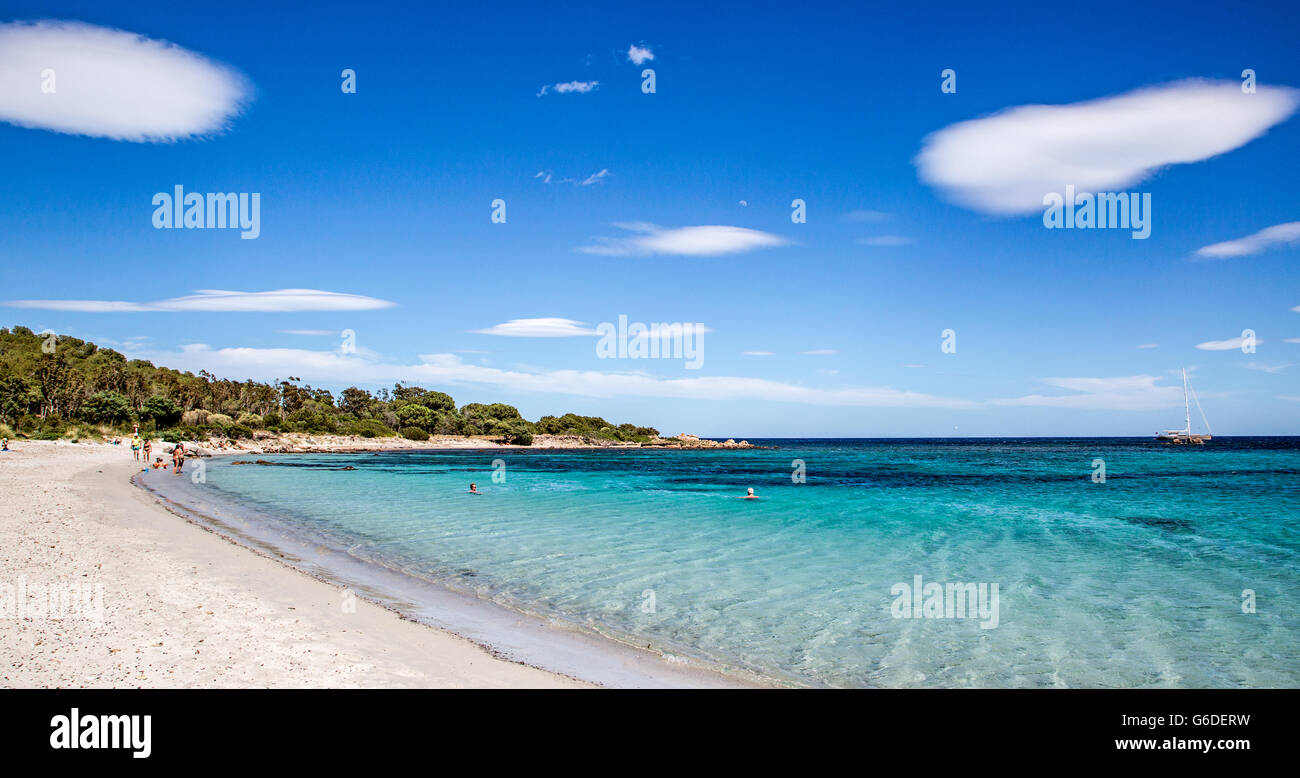 Carla Brandinchi Strand Sardinien Italien Stockfoto