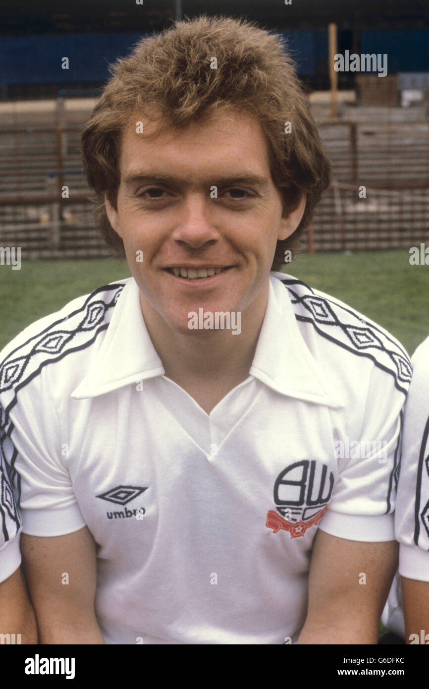 Fußball - Bolton Wanderers FC - Team Photocall 1979. Brian Smith, Bolton Wanderers Spieler für die Saison 1979-80. Stockfoto