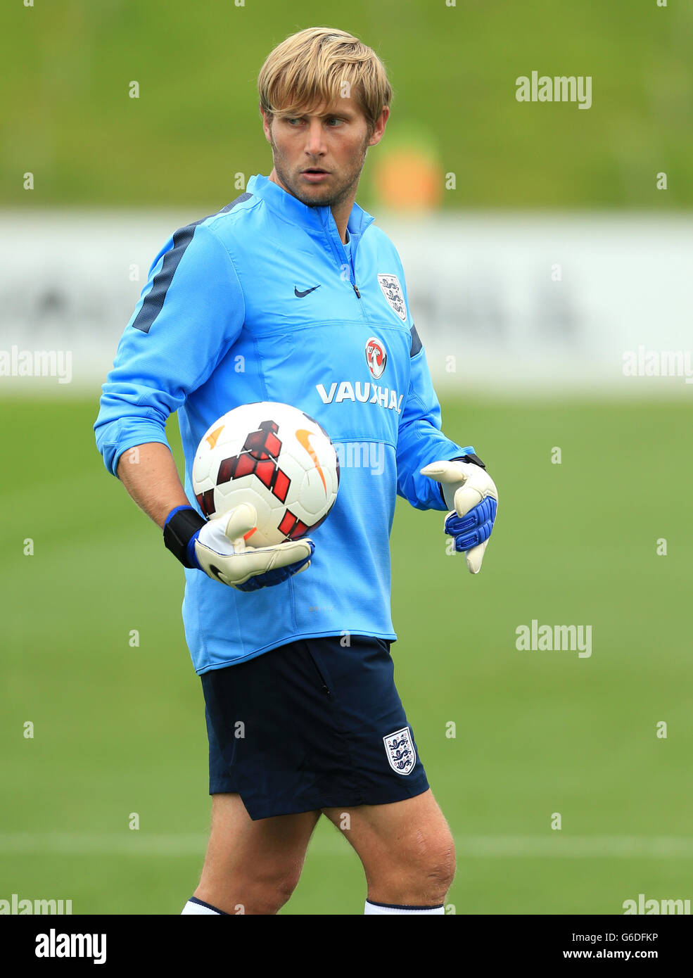 Fußball - FIFA-Weltmeisterschaft im Qualifying - Gruppe H - England gegen Moldawien - England Trainings- und Pressekonferenz - St. Georges Park. Dave Watson, England Torwarttrainer Stockfoto