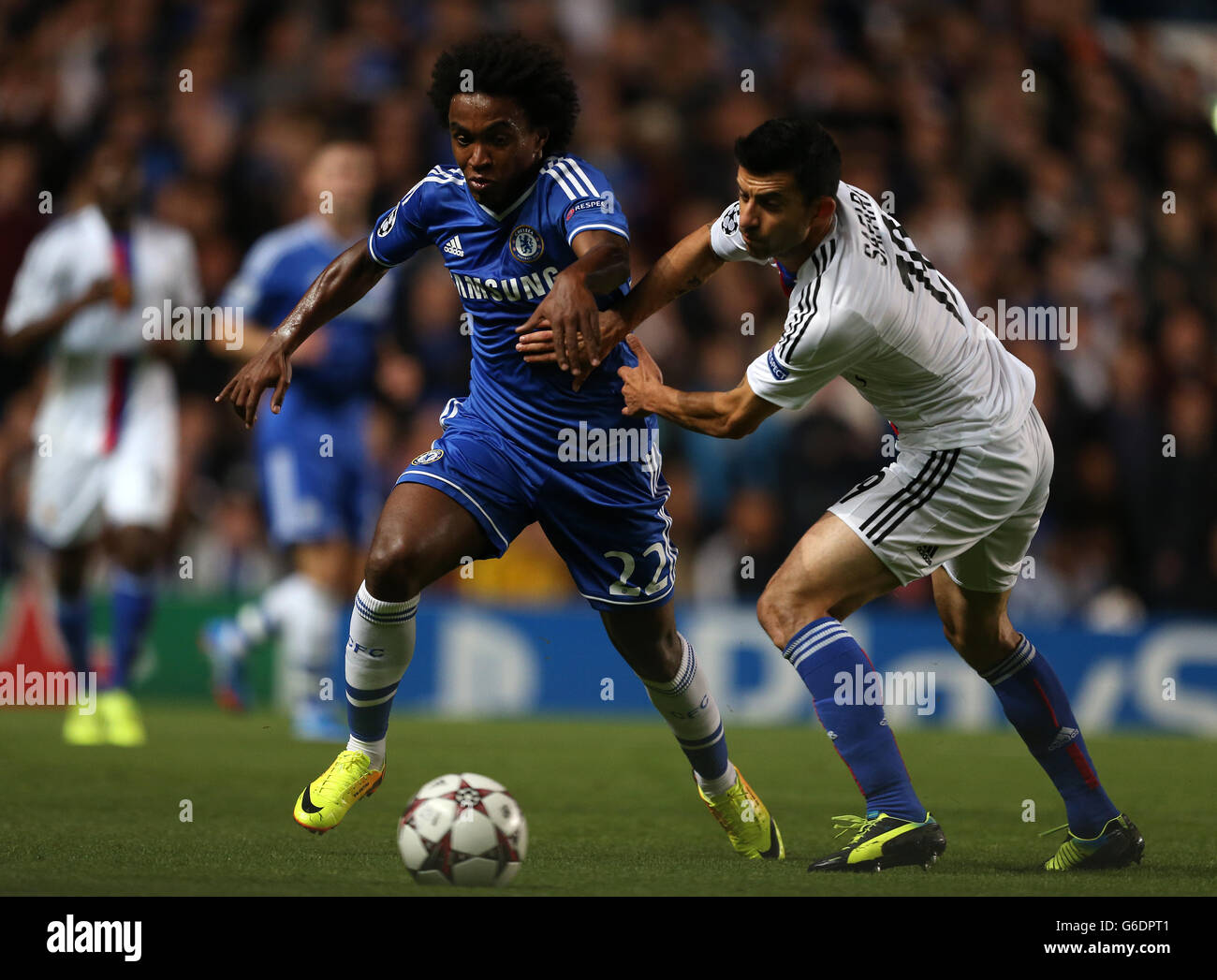 Fußball - UEFA Champions League - Gruppe E - Chelsea V FC Basel - Stamford Bridge Stockfoto
