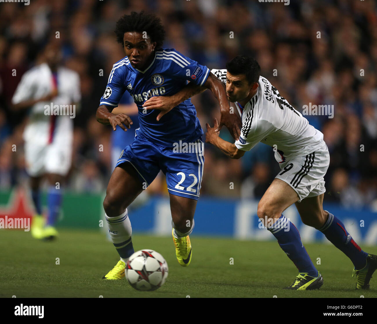 Fußball - UEFA Champions League - Gruppe E - Chelsea V FC Basel - Stamford Bridge Stockfoto