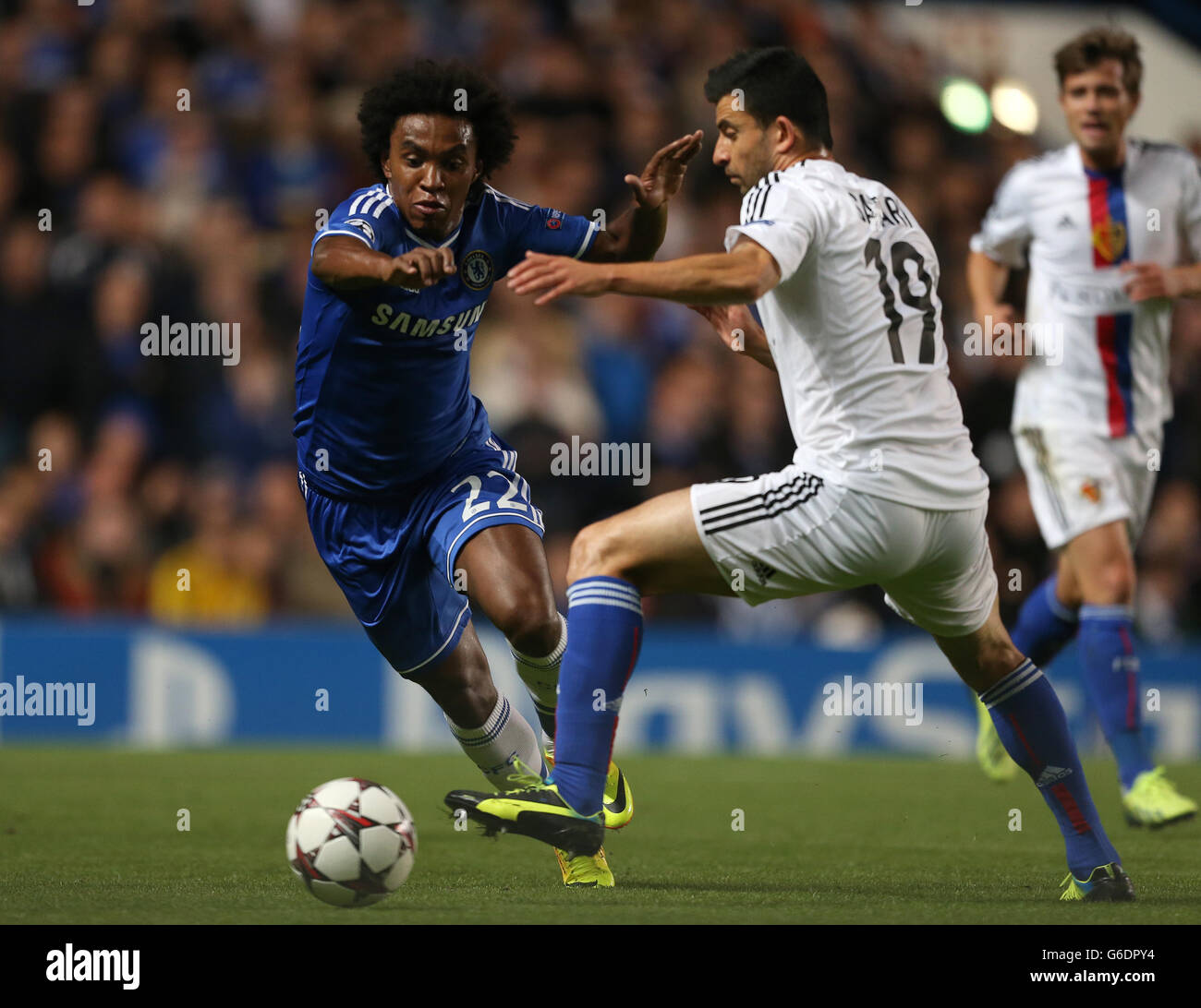 Fußball - UEFA Champions League - Gruppe E - Chelsea V FC Basel - Stamford Bridge Stockfoto