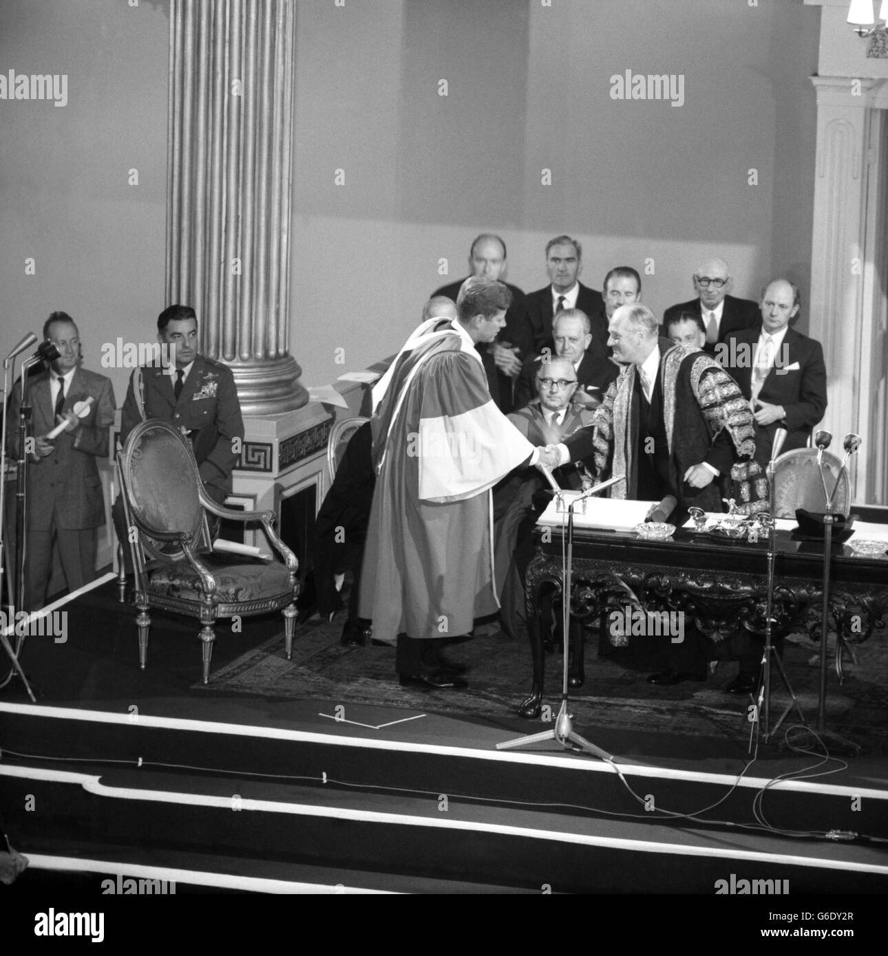 Politik - Präsident Kennedy Besuch in Irland - Dublin Stockfoto