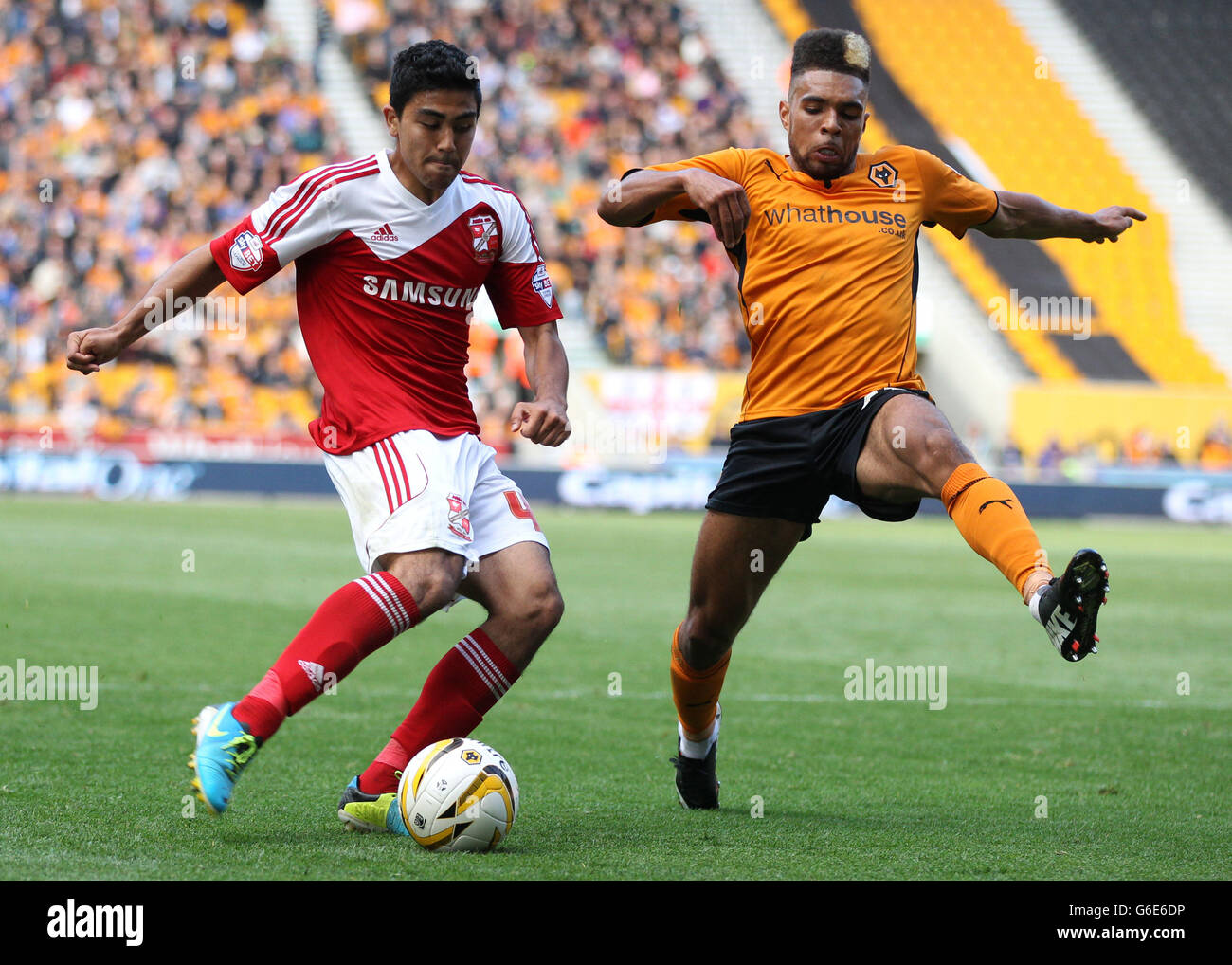 Fußball - Himmel Bet League One - Wolverhampton Wanderers V Swindon Town - Molineux Stockfoto