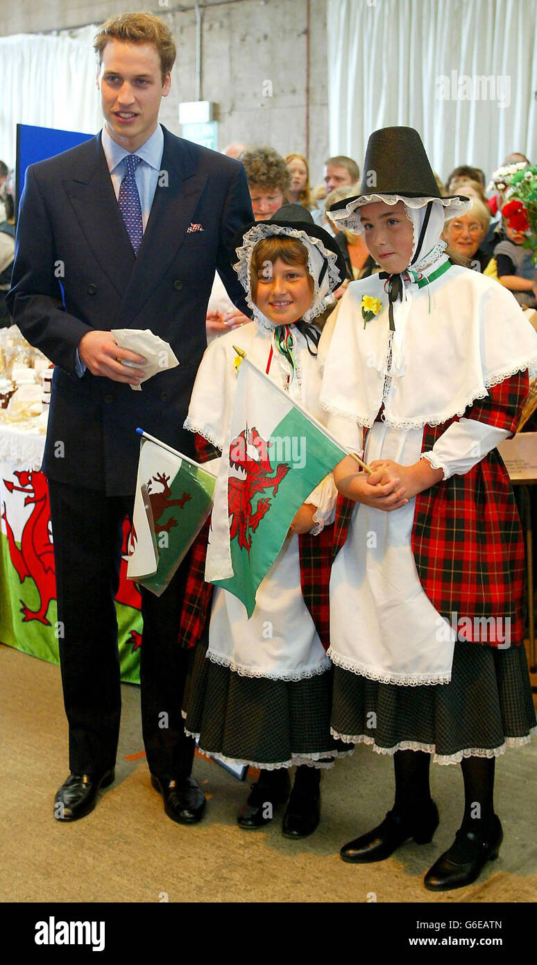 Prinz William - Wales-Besuch Stockfoto