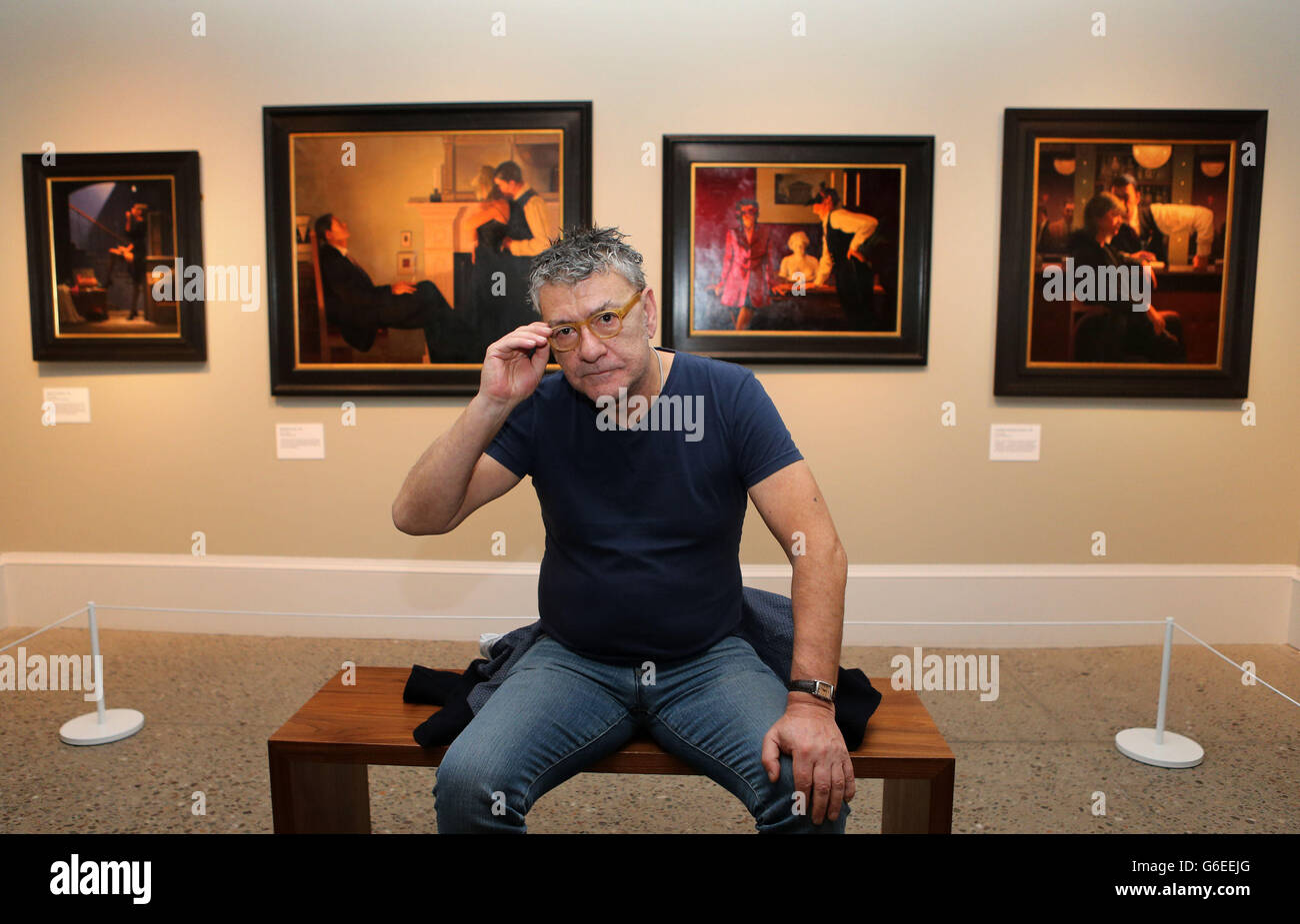 Jack Vettriano Poster „Der Singende Butler“ – Kunstdruck 80 X 60 Cm, Wanddekoration