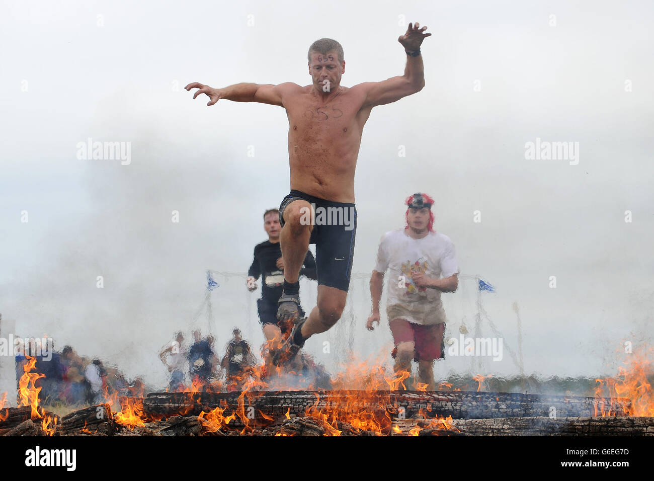 Spartan Super Race Stockfoto Spartan Super Race Stockfoto
