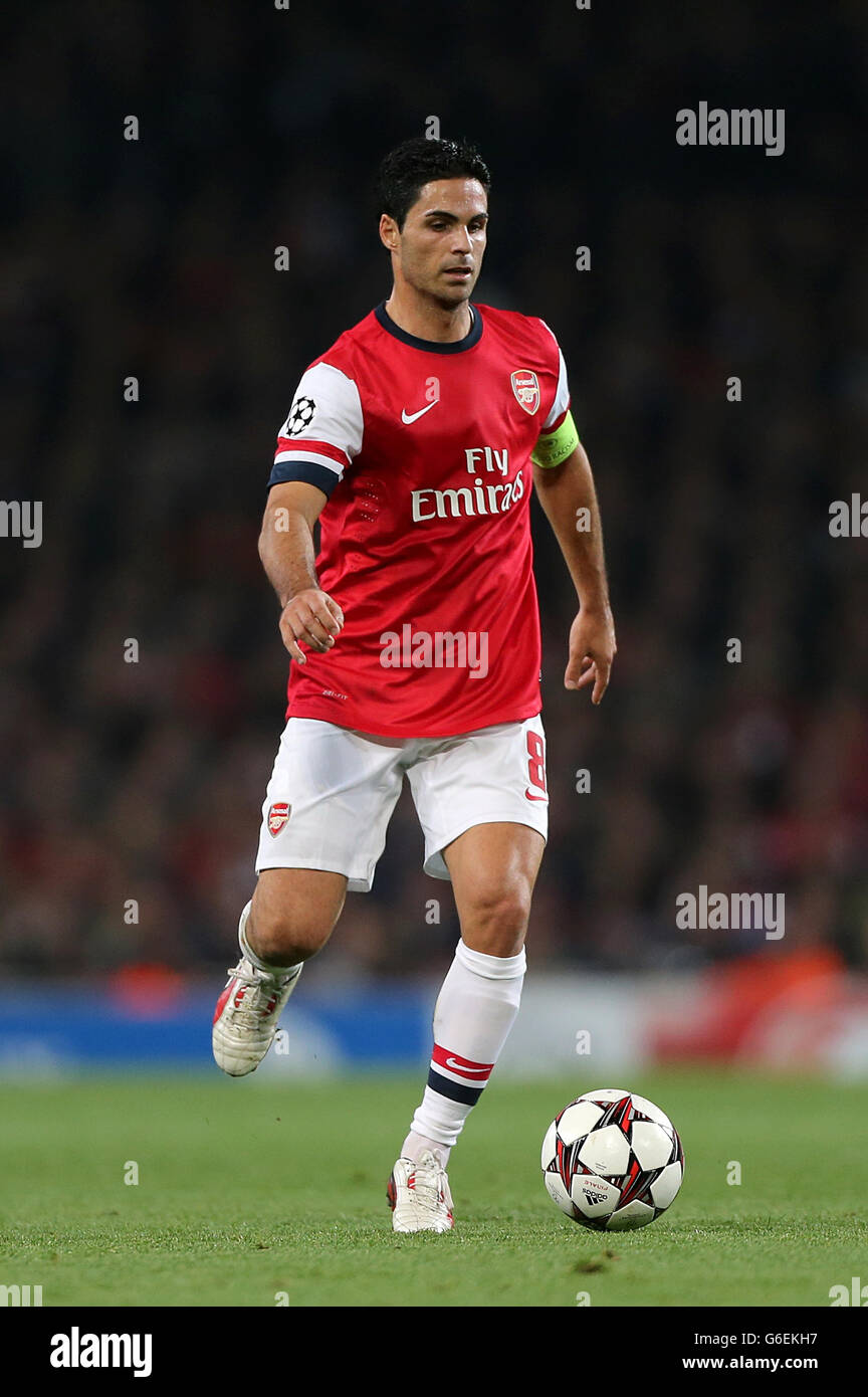 Fußball - UEFA Champions League - Gruppe F - Arsenal V Napoli - Emirates Stadium Stockfoto