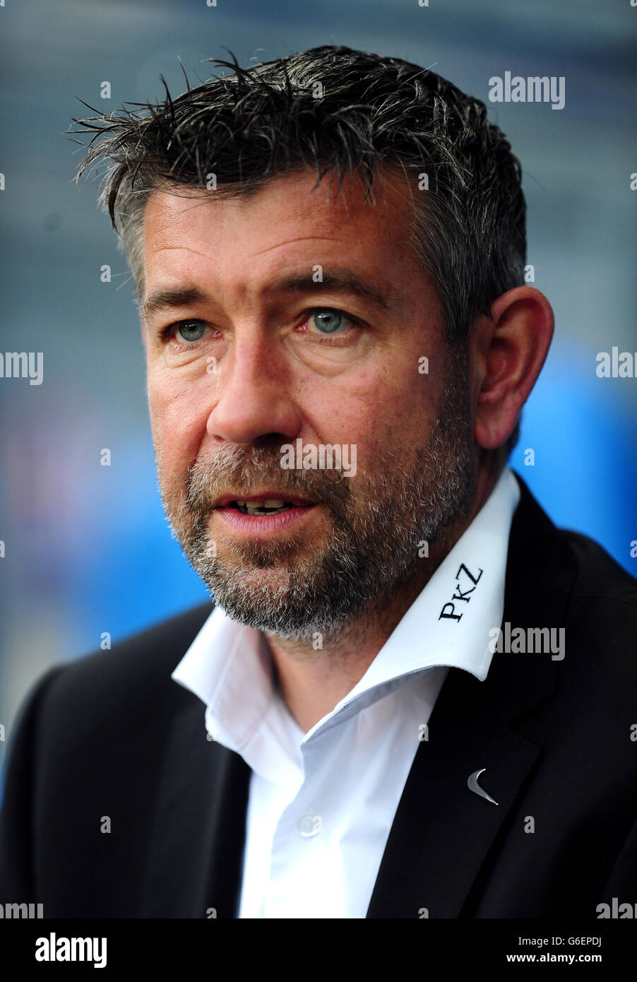 Fußball - UEFA Europa League - Gruppe G - Racing Genk gegen FC Thun - Cristal Arena. FC Thuns Trainer Urs Fischer Stockfoto