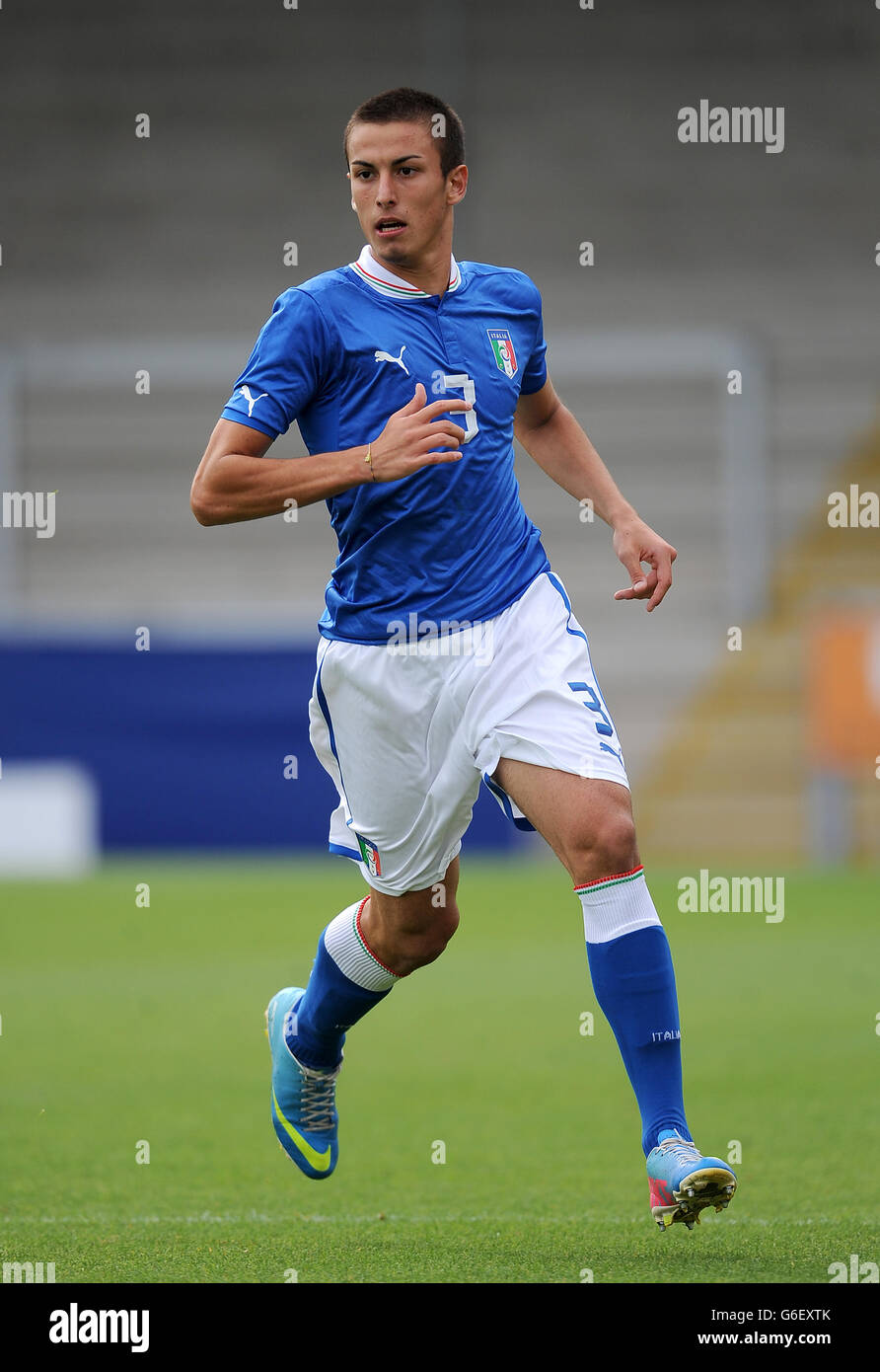 Fußball - International freundlich - England U17s gegen Italien U17s - Pirelli Stadium. Luigi Rizzo, Italien Stockfoto