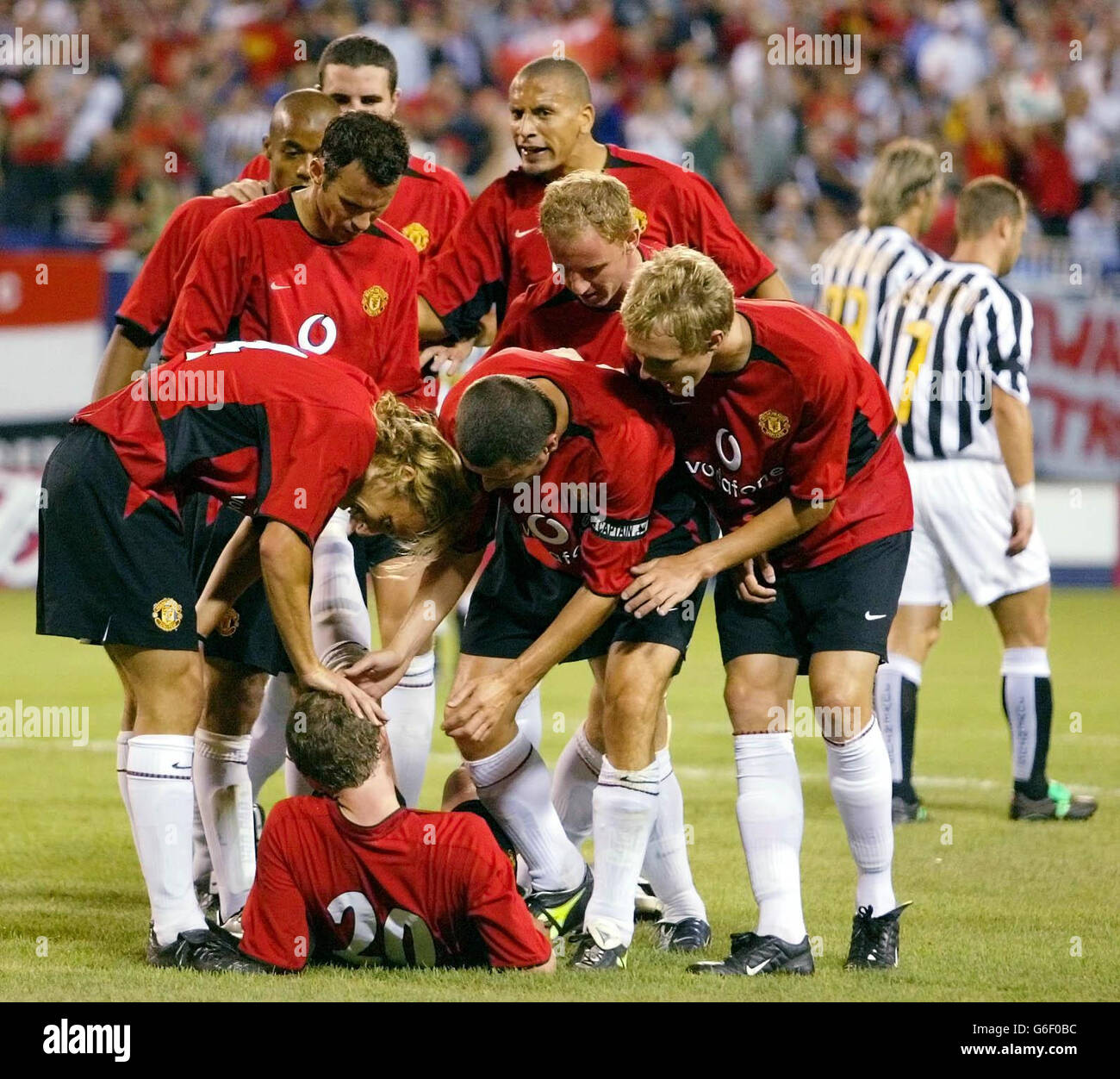 Fußball-ManUnited Stockfoto