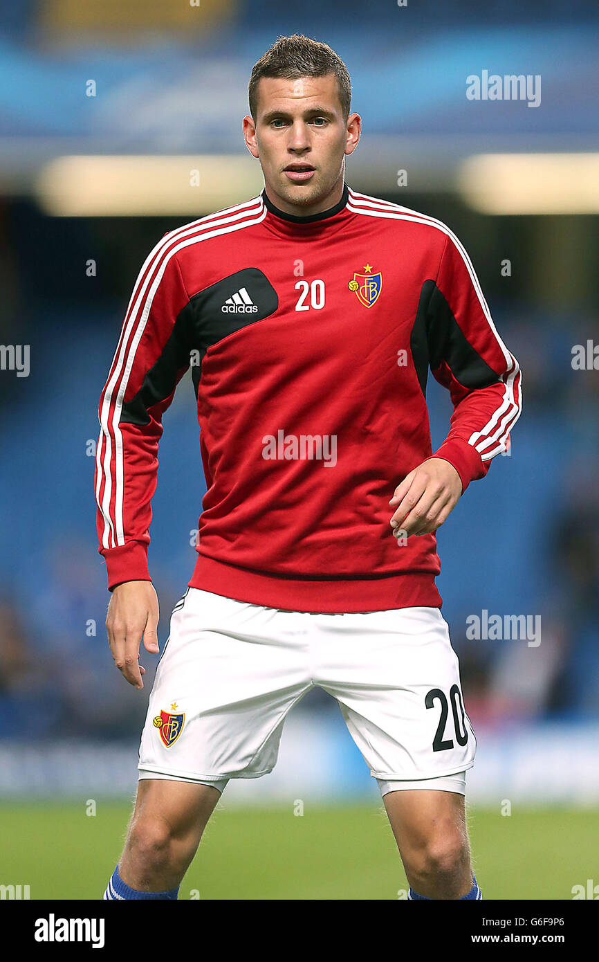 Fußball - UEFA Champions League - Gruppe E - Chelsea / FC Basel - Stamford Bridge. Fabian frei, FC Basel. Stockfoto