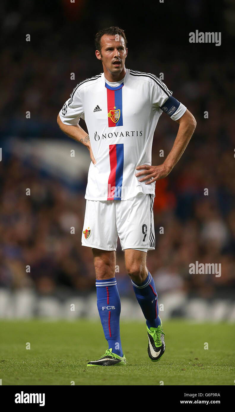 Fußball - UEFA Champions League - Gruppe E - Chelsea / FC Basel - Stamford Bridge. Marco Streller, FC Basel. Stockfoto