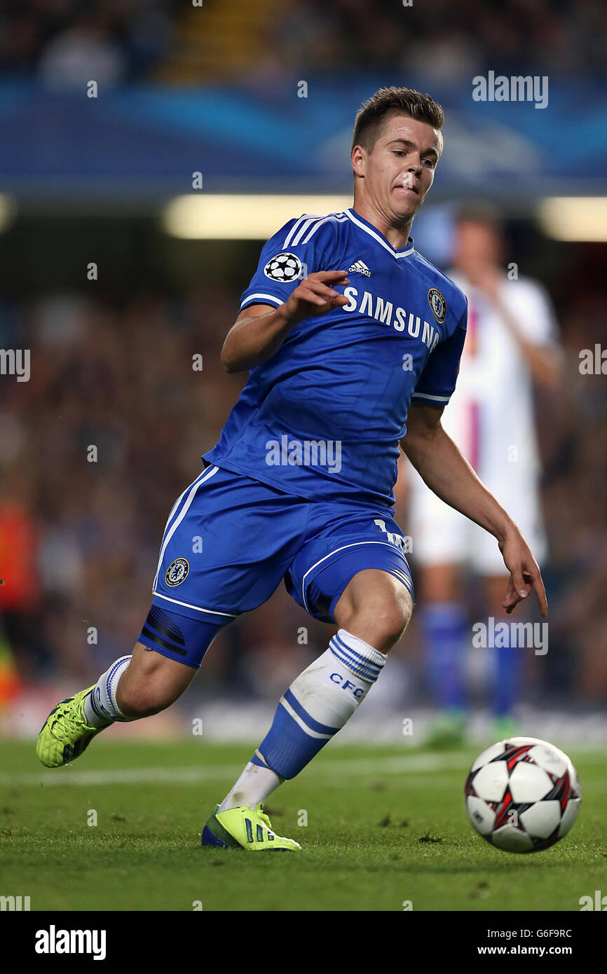 Fußball - UEFA Champions League - Gruppe E - Chelsea V FC Basel - Stamford Bridge Stockfoto