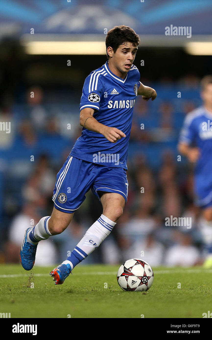 Fußball - UEFA Champions League - Gruppe E - Chelsea / FC Basel - Stamford Bridge. Oscar, Chelsea. Stockfoto