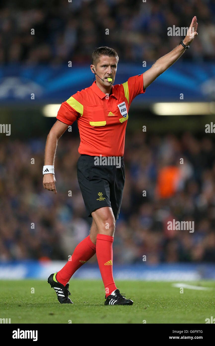 Fußball - UEFA Champions League - Gruppe E - Chelsea V FC Basel - Stamford Bridge Stockfoto