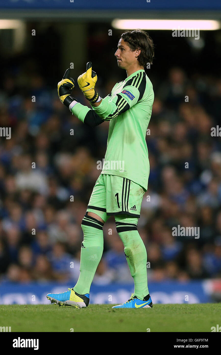 Fußball - UEFA Champions League - Gruppe E - Chelsea V FC Basel - Stamford Bridge Stockfoto