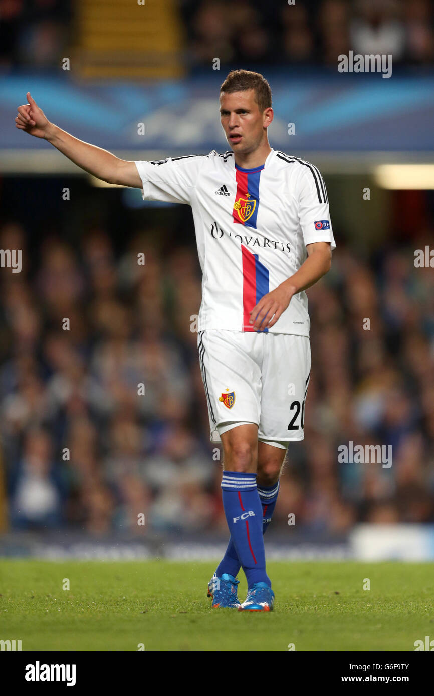 Fußball - UEFA Champions League - Gruppe E - Chelsea / FC Basel - Stamford Bridge. Fabian frei, FC Basel. Stockfoto