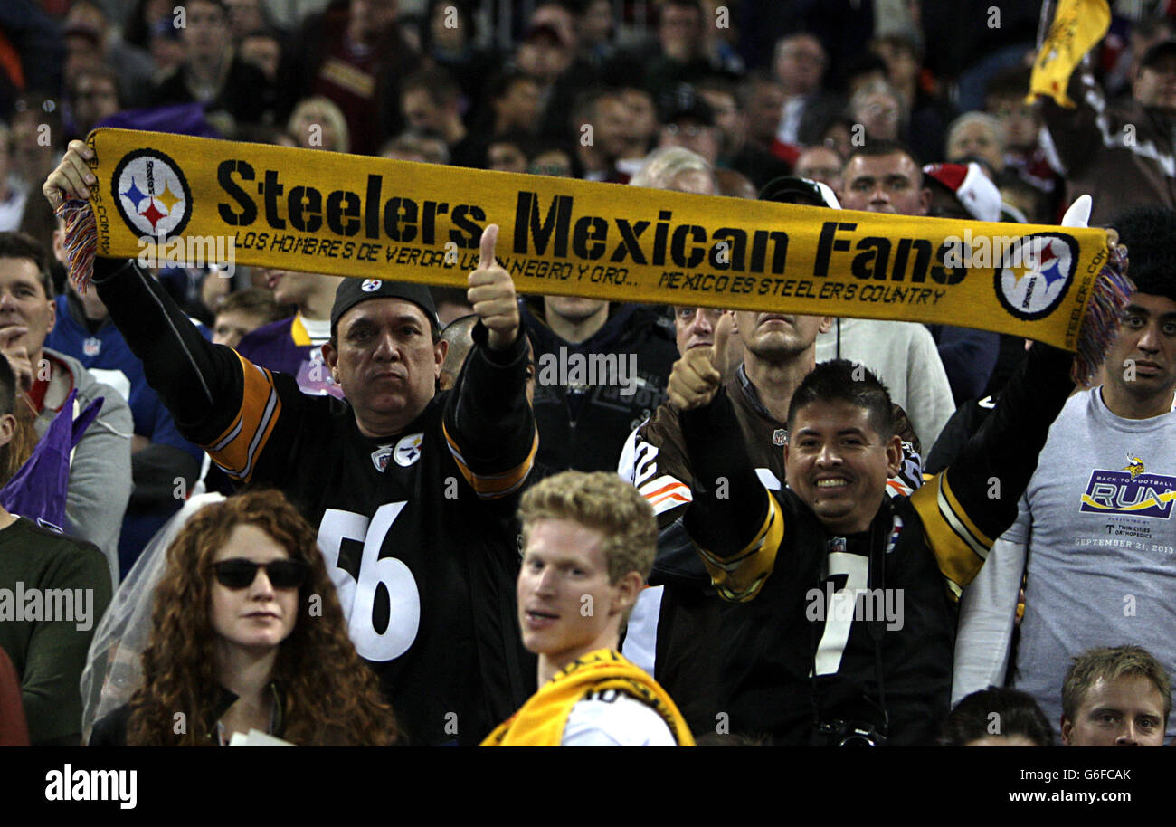American Football - NFL International Series 2013 - Minnesota Vikings V Pittsburgh Steelers - Wembley-Stadion Stockfoto