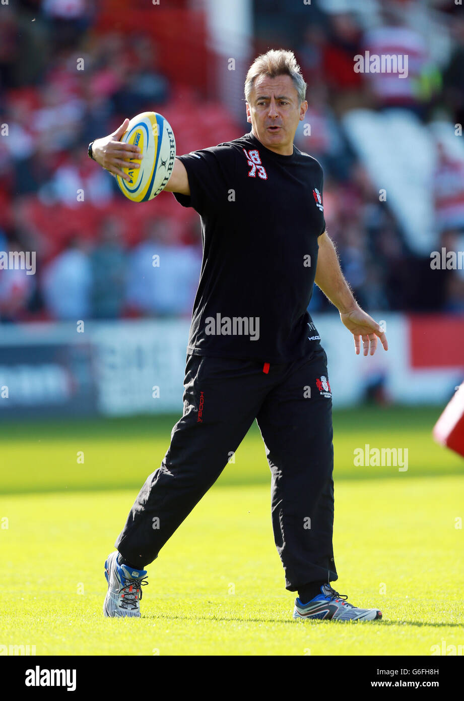 Nigel Correll Rugby Gloucester direktor von rugby nigel davies im kingsholm stadion -Fotos ...