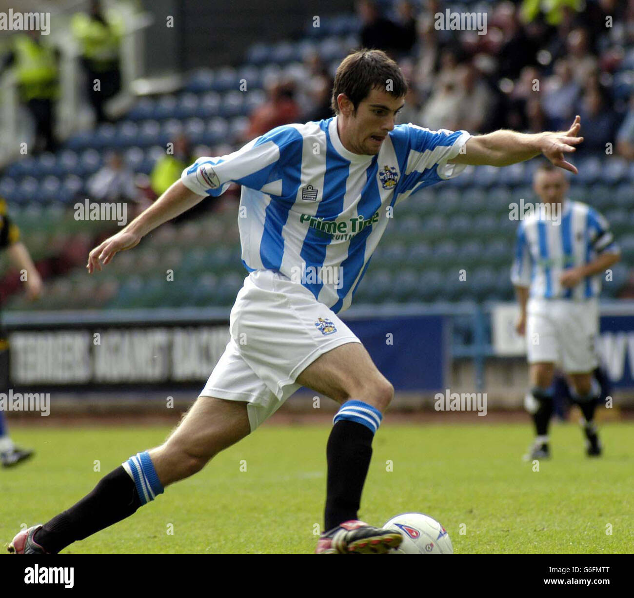 Danny Schofield von Huddersfield Town im Kampf gegen Bristol Rovers während ihres Nationwide League-Spielzugs Huddersfield. . Stockfoto