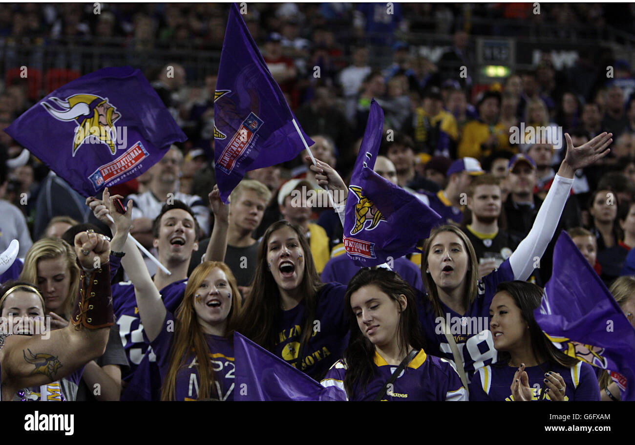 American Football - NFL International Series 2013 - Minnesota Vikings V Pittsburgh Steelers - Wembley-Stadion Stockfoto