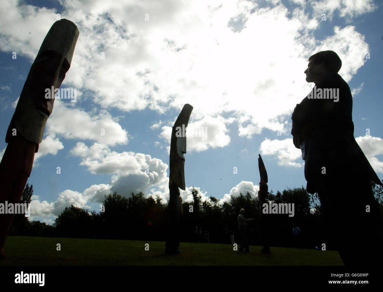 Owen Crawford entlarvt Stockfoto