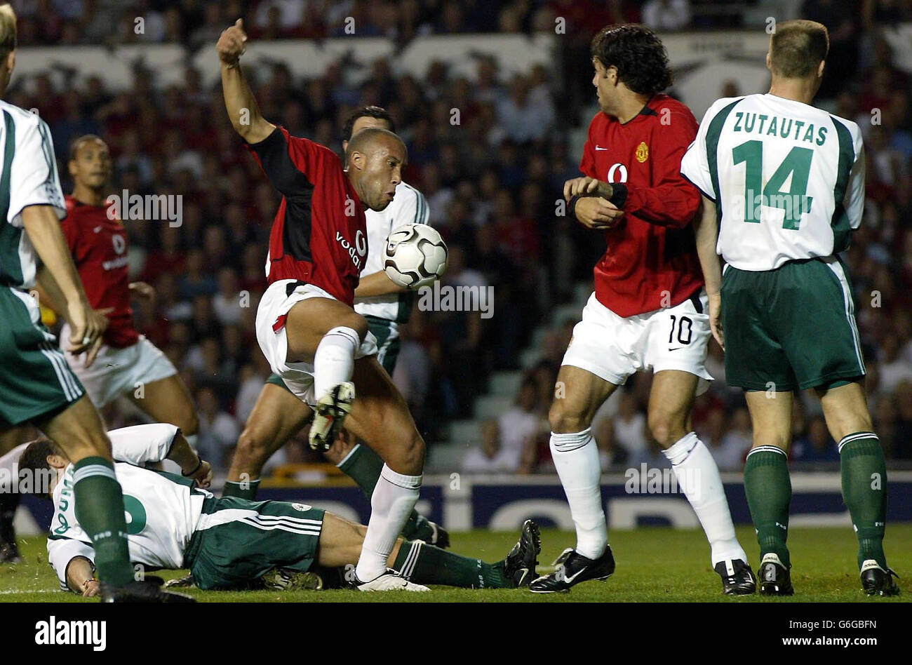 Fußball Man Utd V Panathinaikos Stockfoto