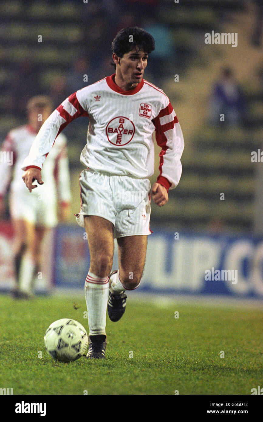 Fußball - UEFA-Cup - 3. Runde - Bayer Leverkusen V Brøndby IF Stockfoto