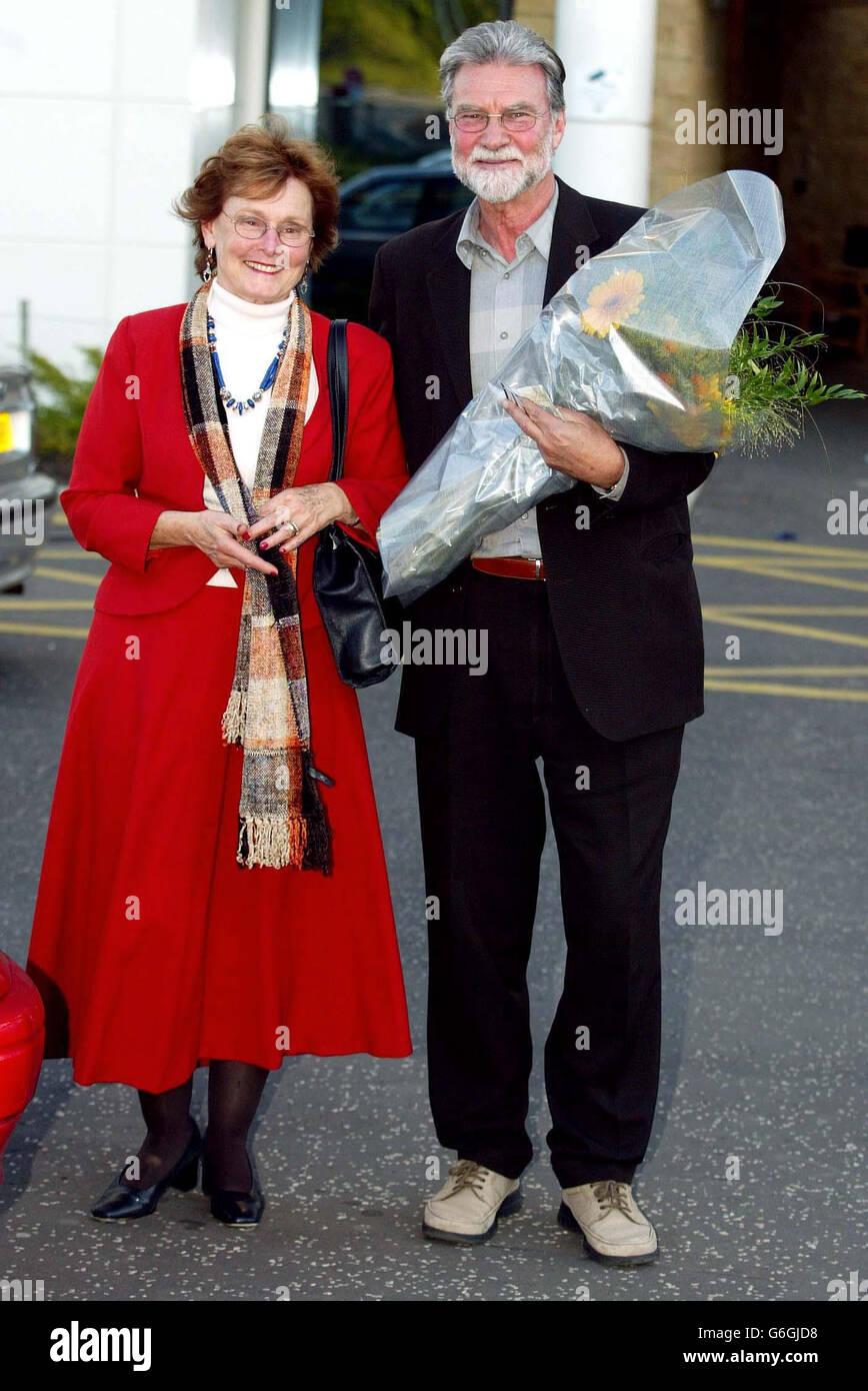 Gordon Brown wird Vater Stockfoto