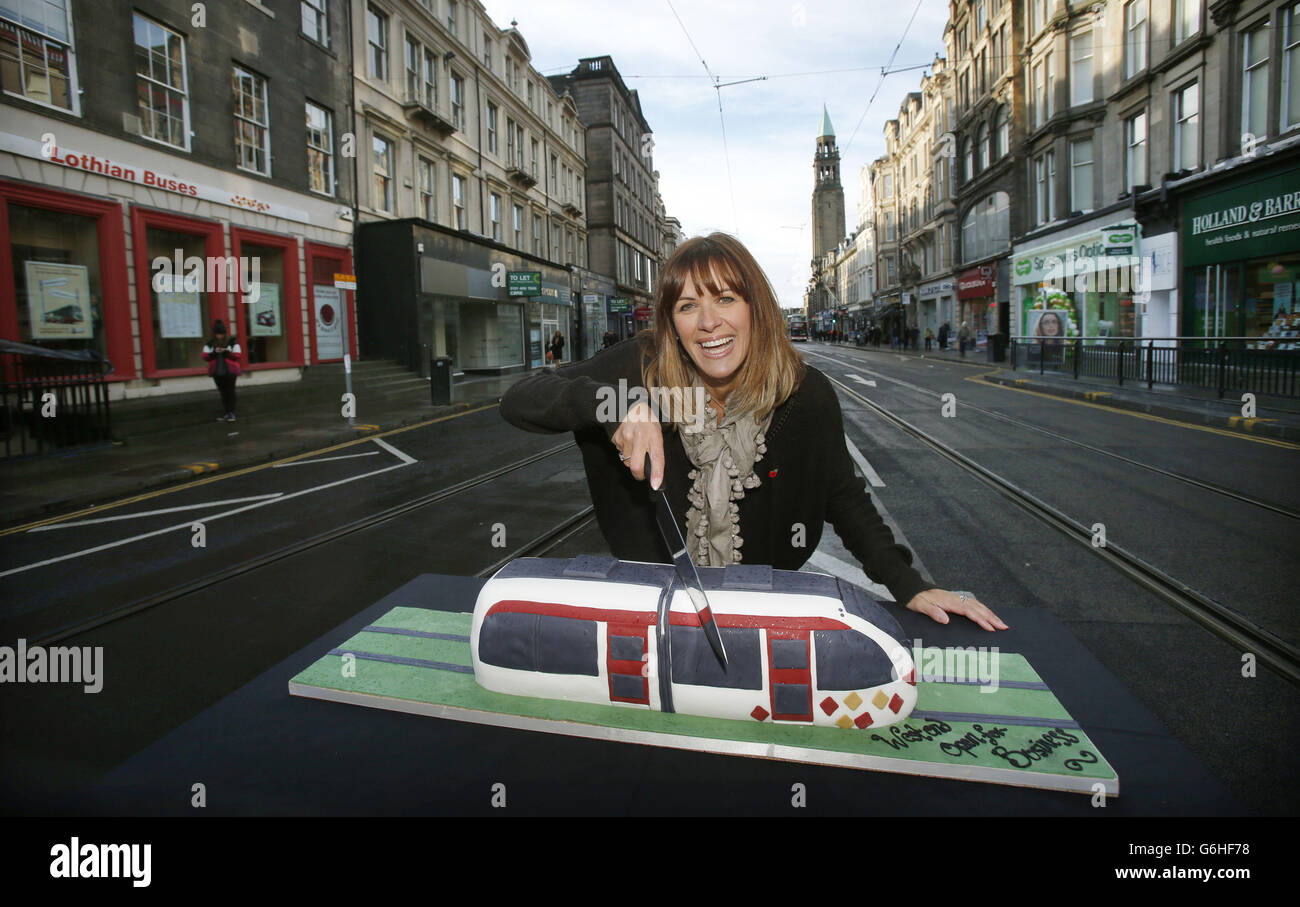 Edinburgh West End relaunch Stockfoto Edinburgh West End relaunch Stockfoto