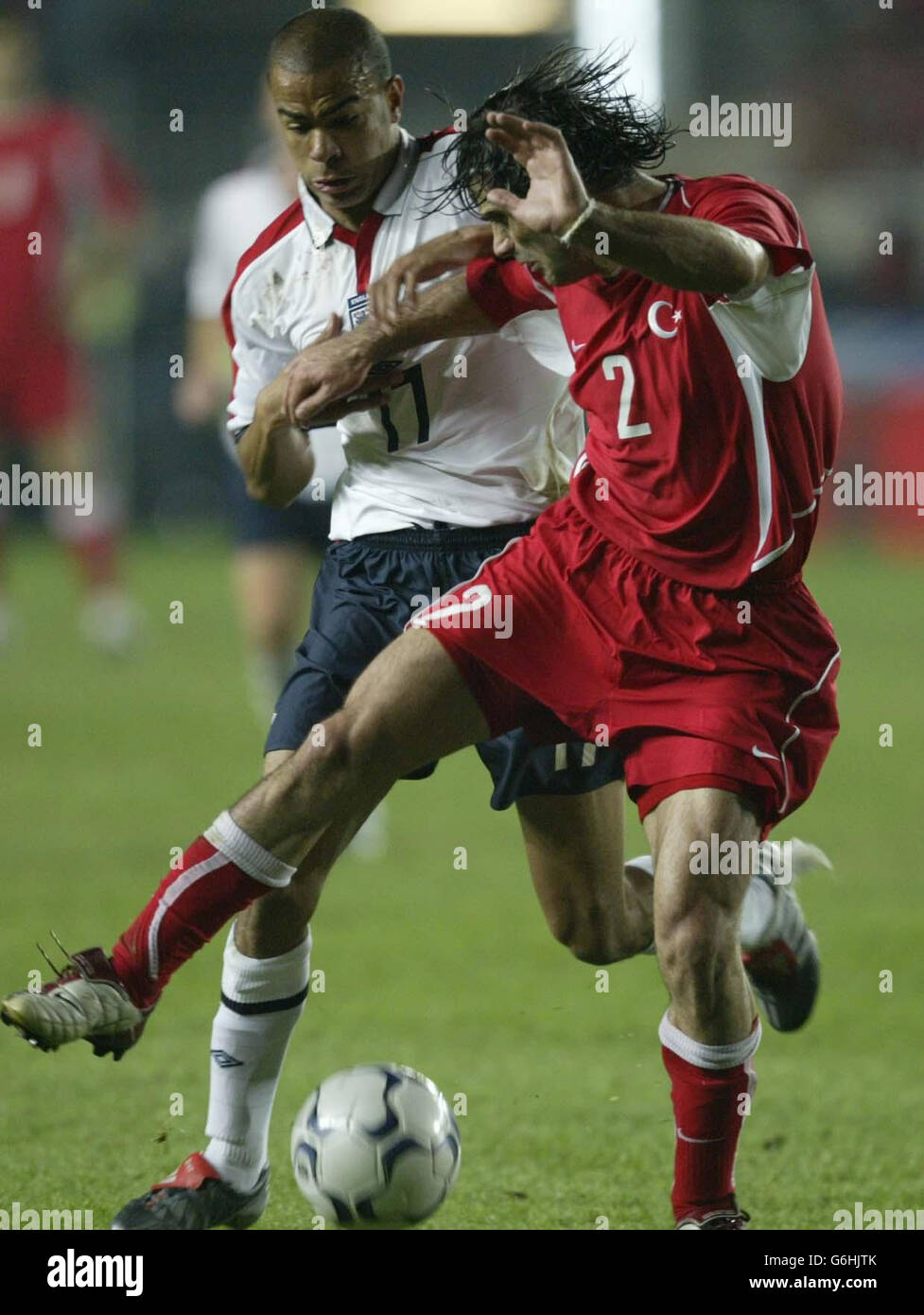 Türkei V England Stockfoto