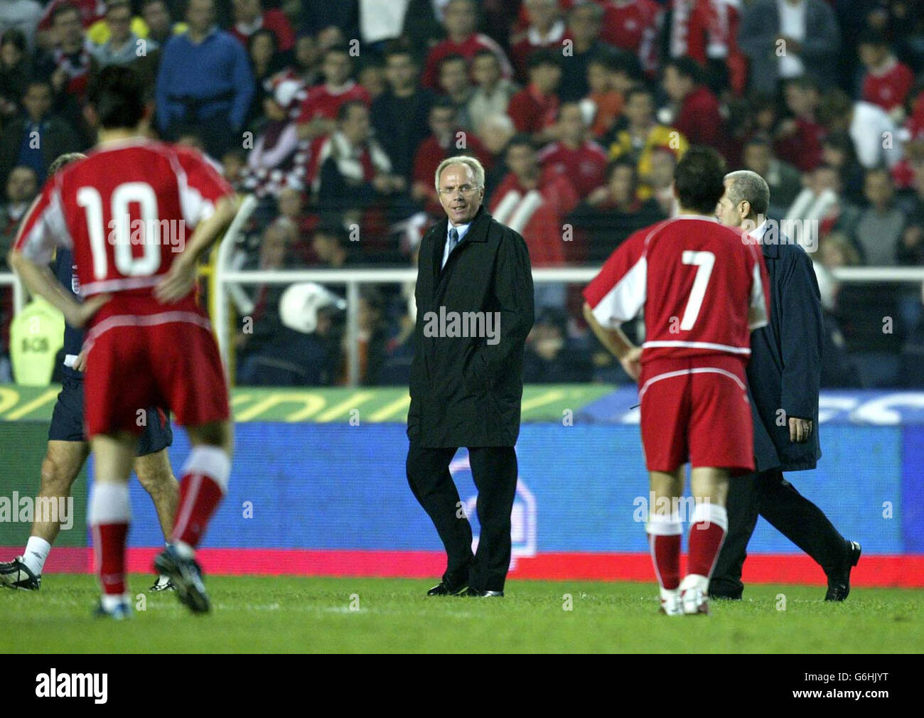 Türkei V England Stockfoto