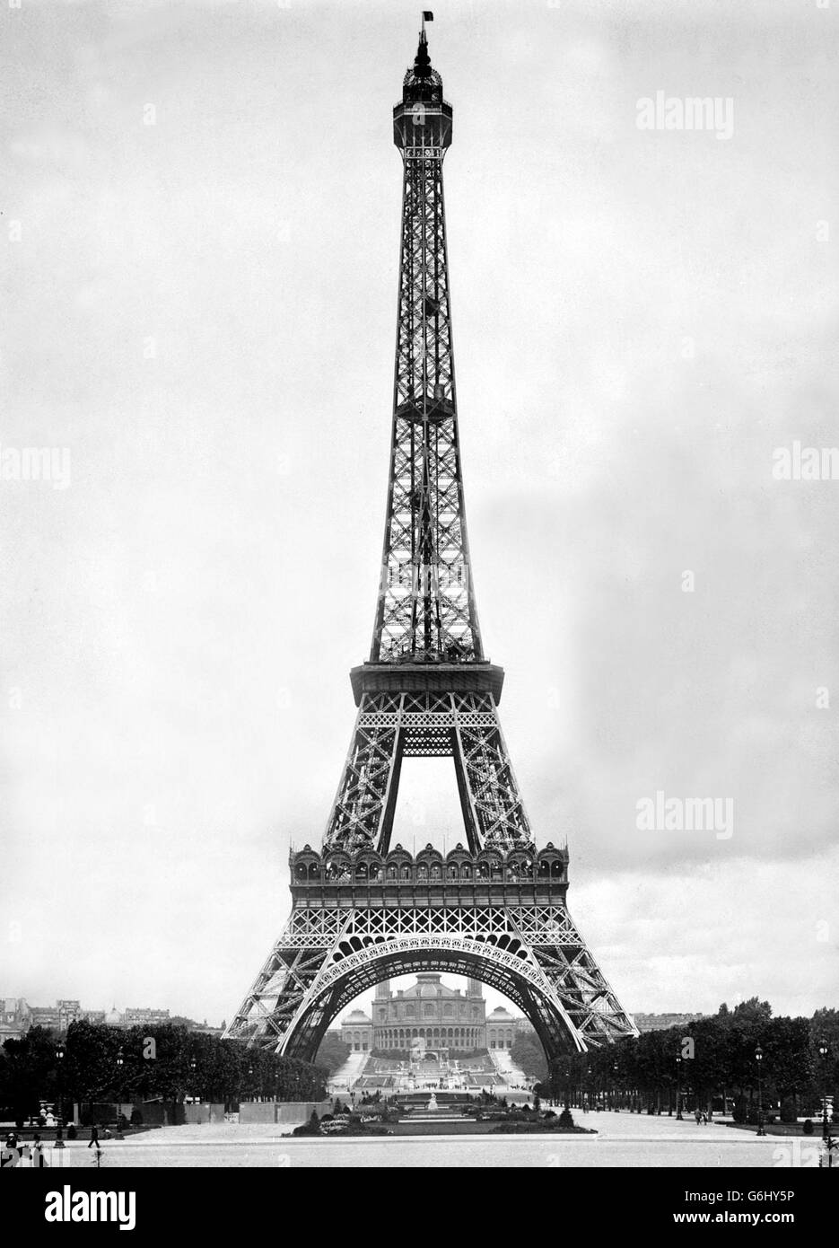Eiffelturm, Paris. 1926. Stockfoto