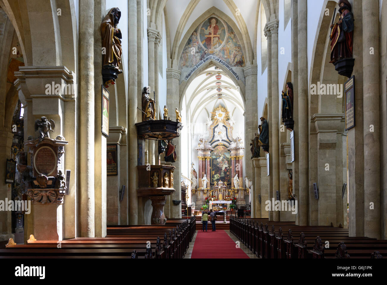 Kathedrale, Wiener Neustadt, Österreich, Niederösterreich, Niederösterreich, Wiener Alpen, Alpen Stockfoto