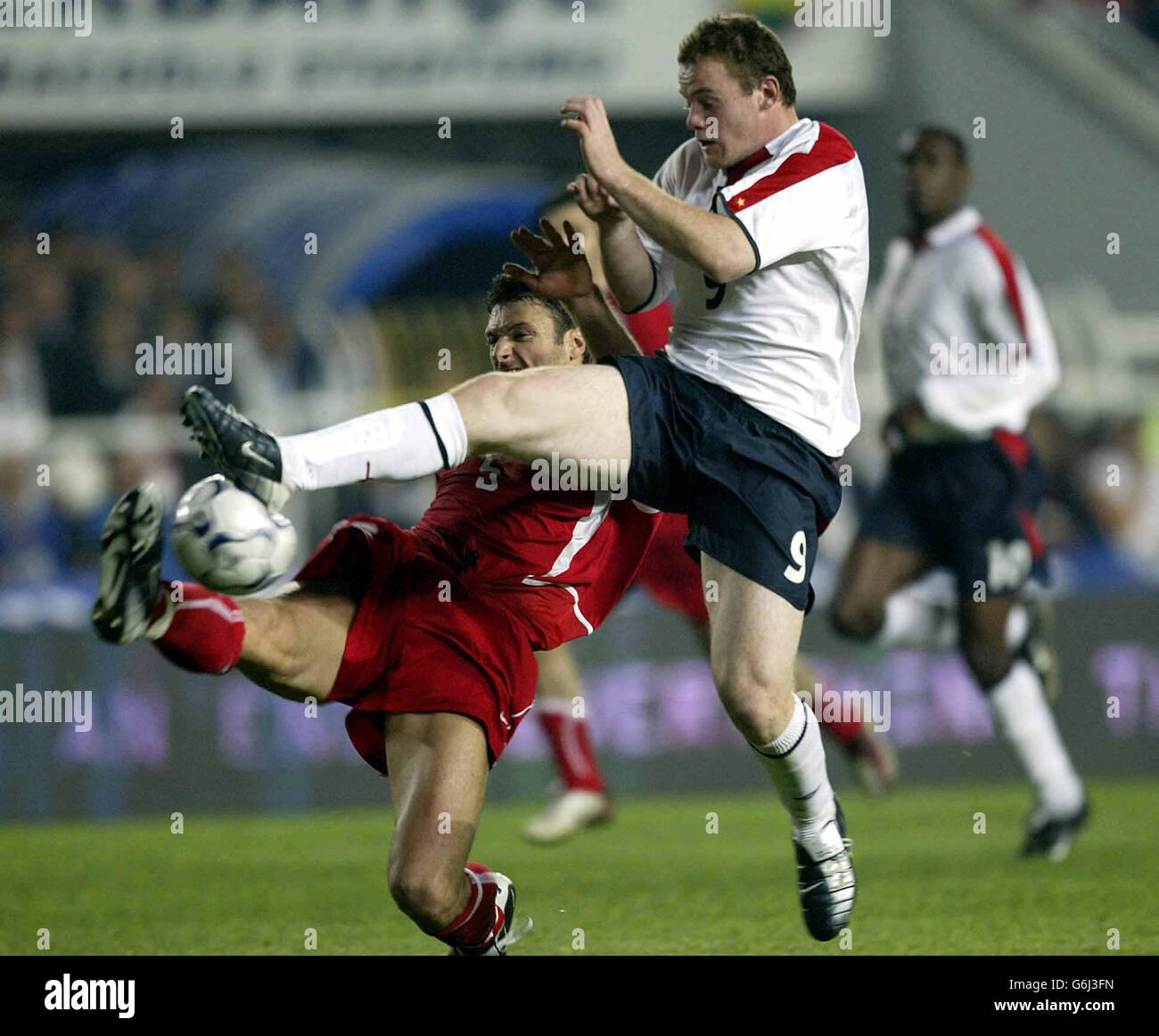 Türkei V England Stockfoto