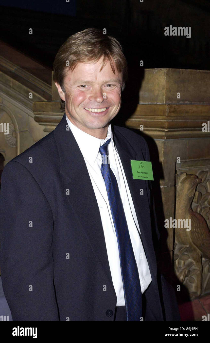 Pete Atkinson, Vizemeister in der Kategorie Underwater World bei der Auszeichnung Wildlife Photographer of the Year 2003 im Natural History Museum, Cromwell Rd, London. Stockfoto