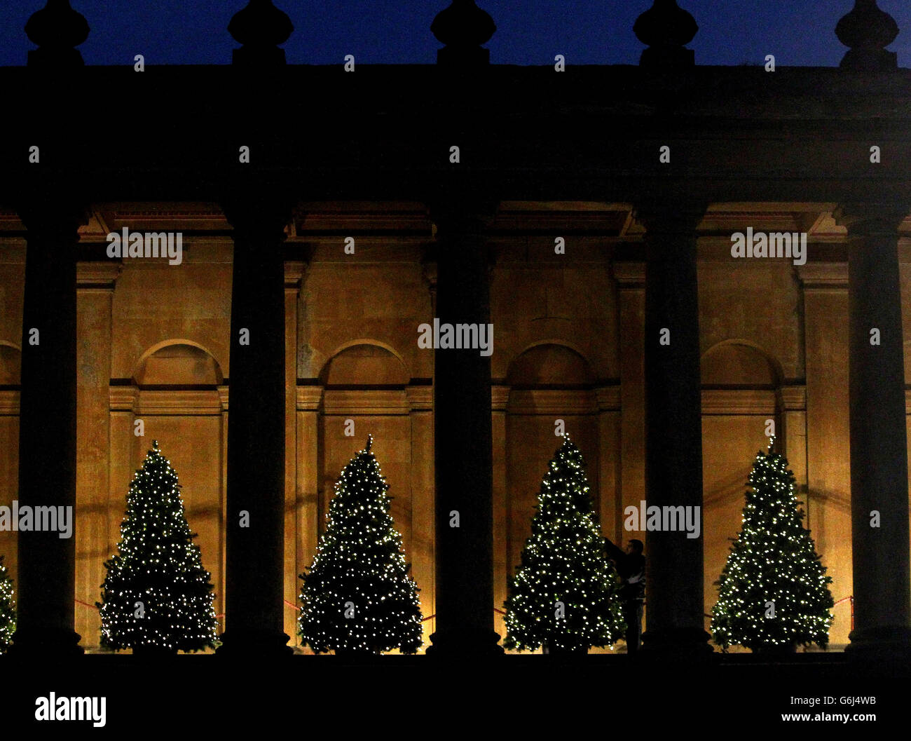 Im Blenheim Palace in Oxfordshire, der vom 9. November bis 13. Dezember läuft. Stockfoto