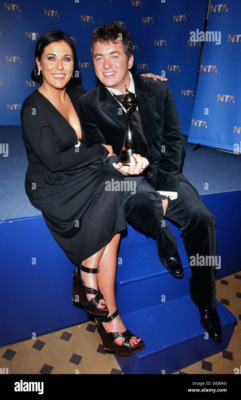 SHOWBIZ-Fernsehpreis Stockfoto