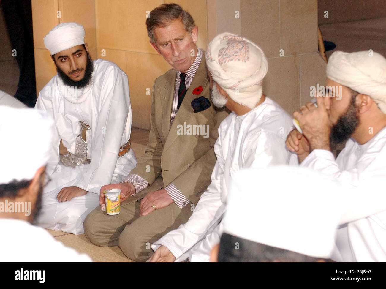 Prinz Charles in Oman Stockfoto