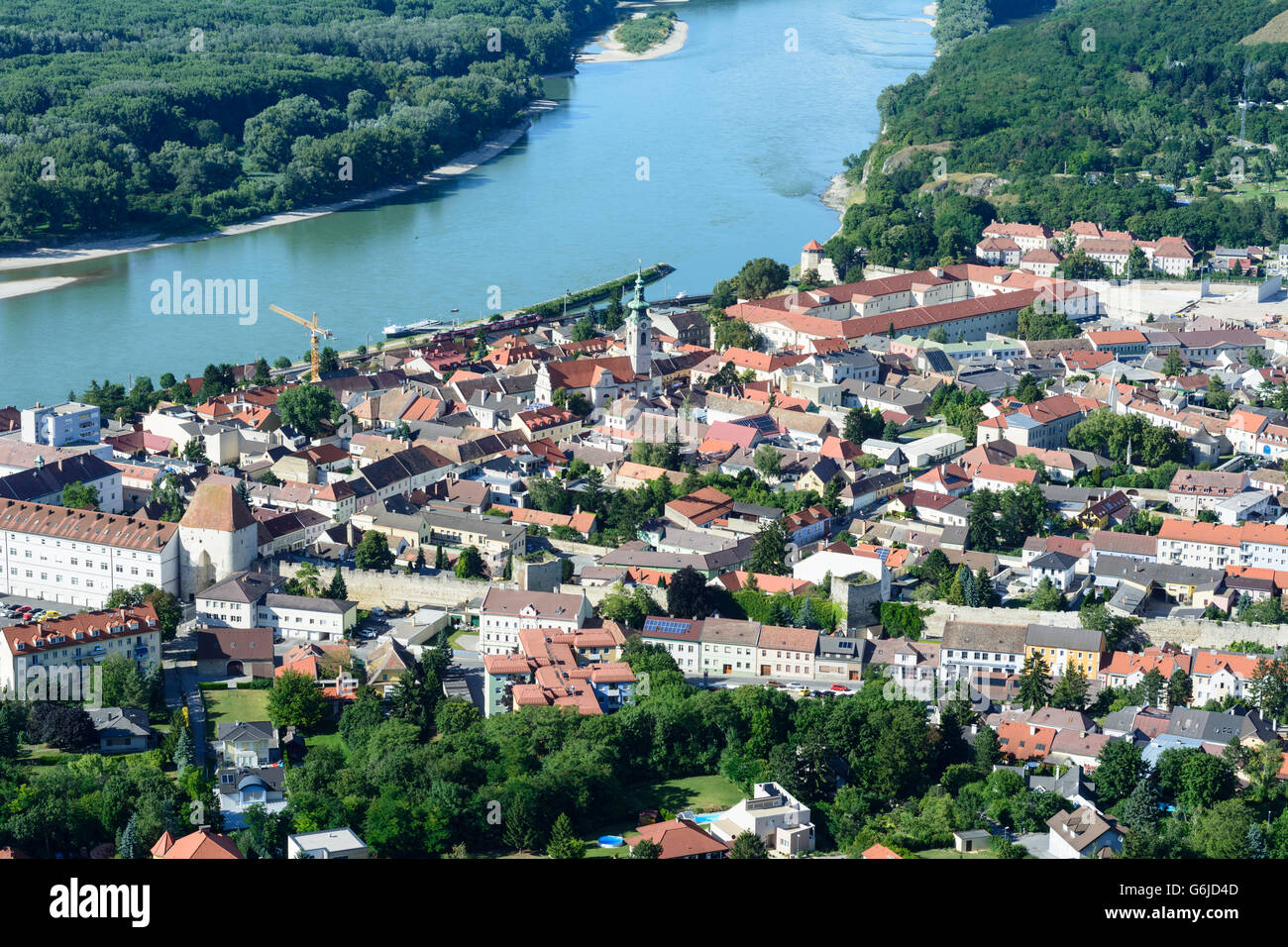 Hainburg, Hainburg ein der Donau, Österreich, Niederösterreich, Niederösterreich, Donau Stockfoto