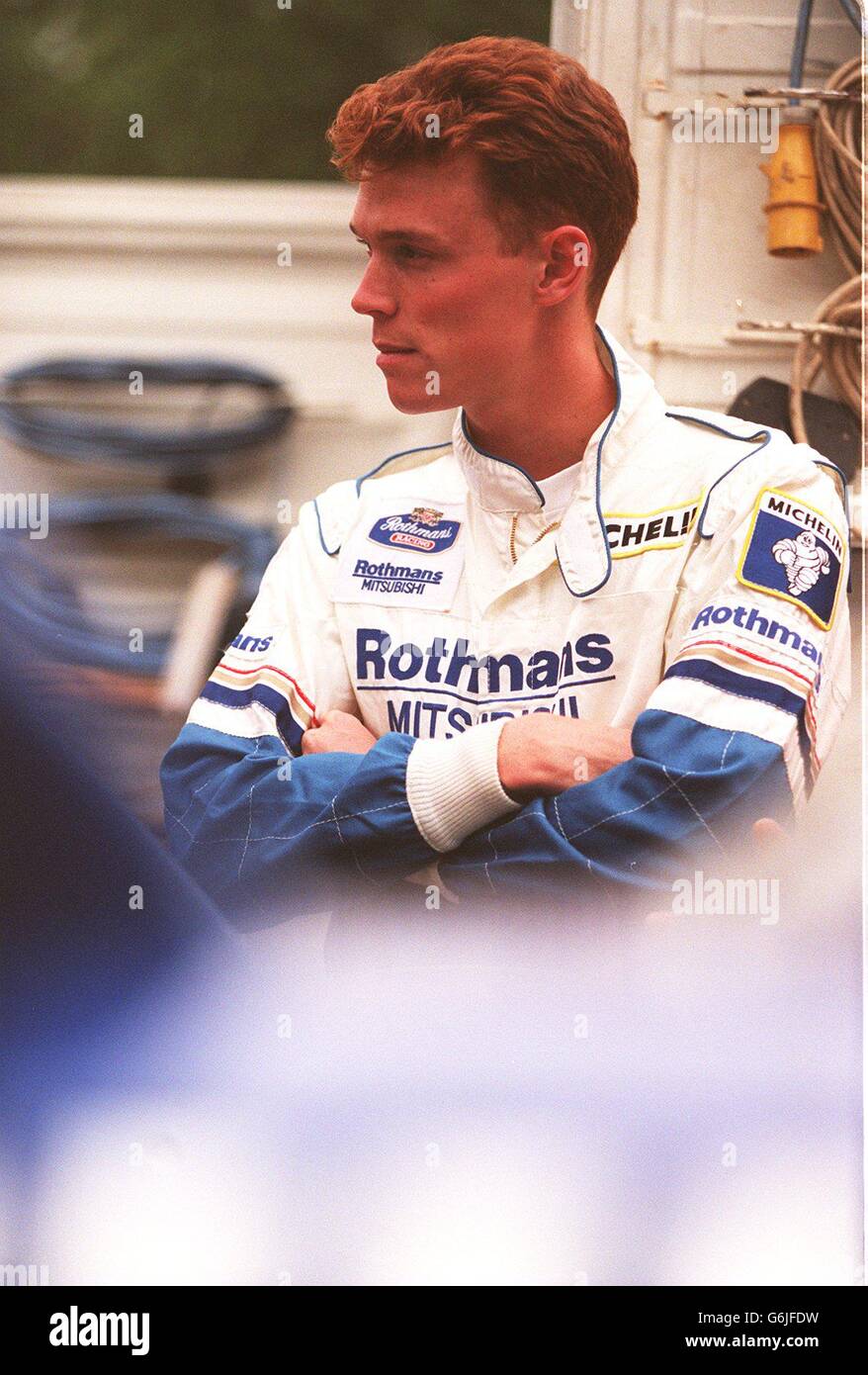 Motorsport. Richard Burns, Rothmans Mitsubishi Rally Team ...