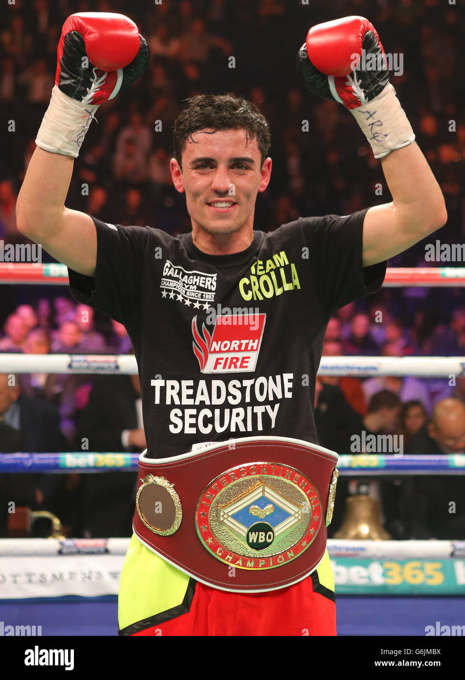 Boxen - Anthony Crolla V Stephen Foster - WBO-Inter-Continental Lightweight Title - Phones 4u Arena Stockfoto