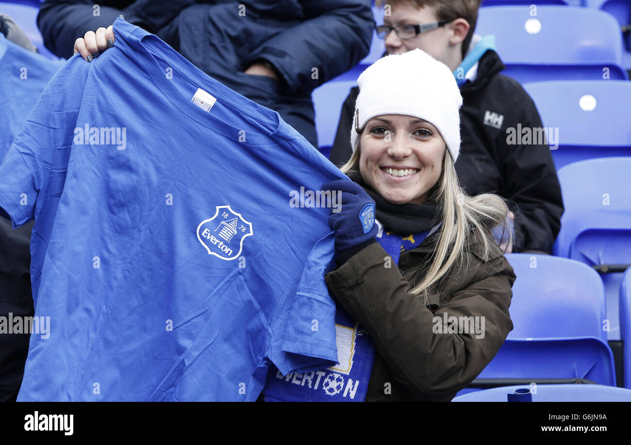 Fußball - Barclays Premier League - Everton V Liverpool - Goodison Park Stockfoto
